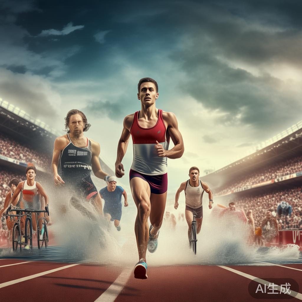 体育的魅力在于不断突破自我极限，挑战自身的极限，这